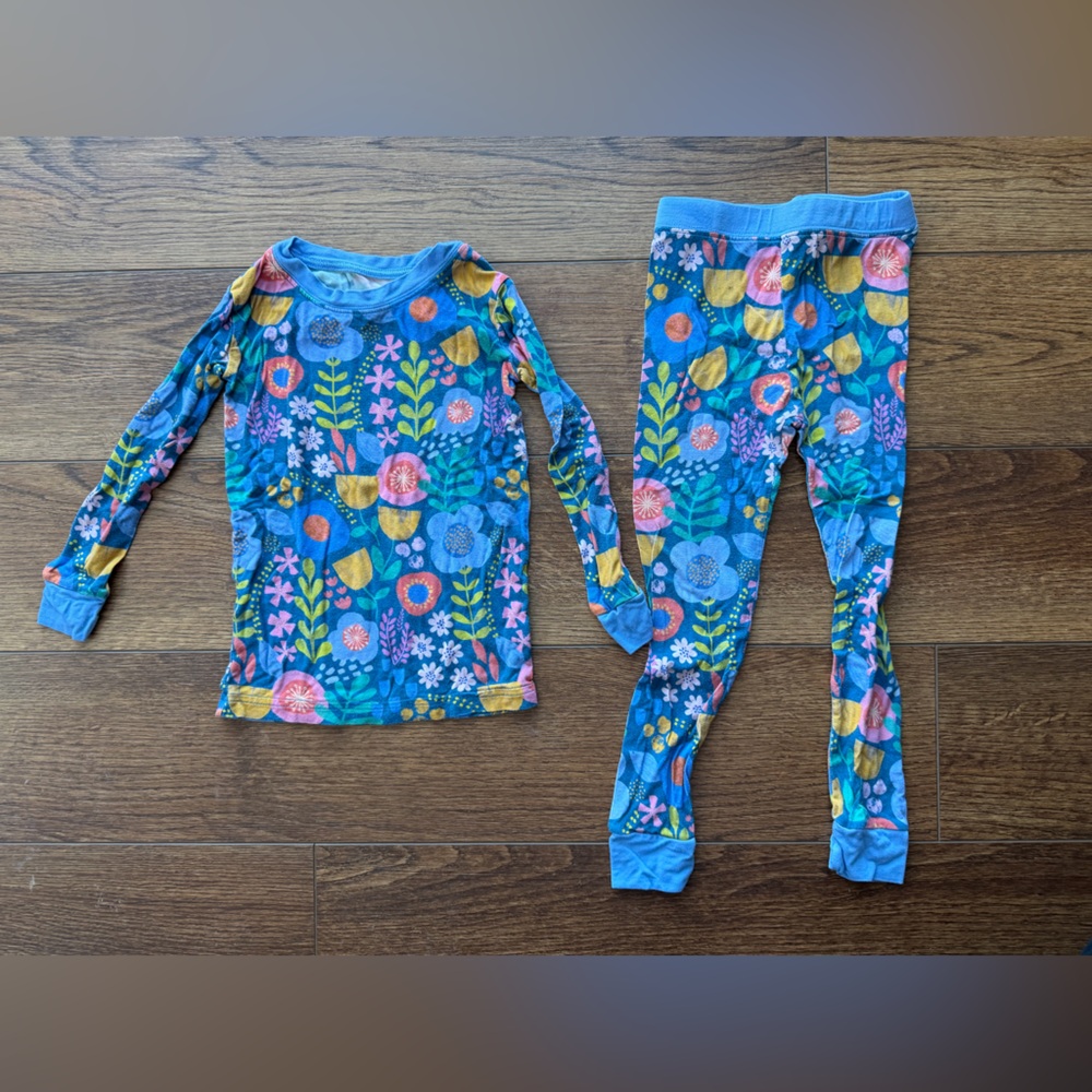 Little Sleepies Folk Floral Pajama Set 2T